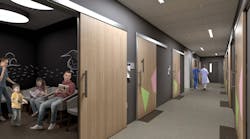 sub-waiting zones in a clinic space sub-waiting zones in a clinic space