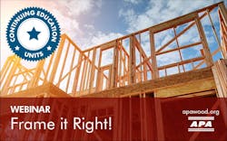 Commercial Framer Training: Back to Basics for Big Buildings Commercial Framer Training: Back to Basics for Big Buildings