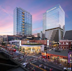 Fifth + Broadway, Nashville at night Fifth + Broadway, Nashville at night