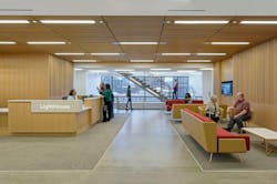 LightHouse lobby with wood LightHouse lobby with wood