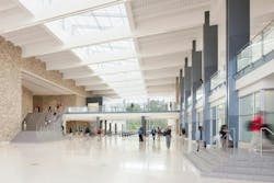 Bright Dunbar Senior high School atrium Bright Dunbar Senior high School atrium