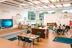 Kindergarten classroom large Kindergarten classroom large