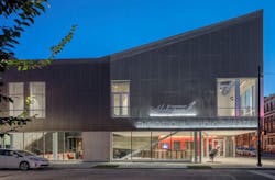 Exterior rendering of Cincinnati arts space Exterior rendering of Cincinnati arts space