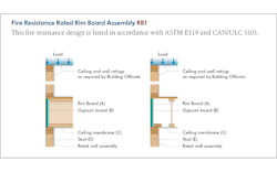 Fire Resistance Rated Rim Board Assembly Fire Resistance Rated Rim Board Assembly
