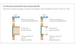 Fire Resistance Rated Rim Board Assembly Fire Resistance Rated Rim Board Assembly