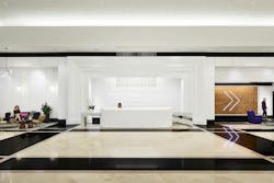 Parkway Properties Brickell lobby desk Parkway Properties Brickell lobby desk