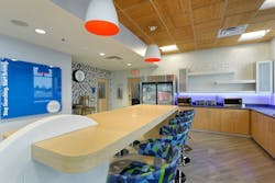 McCluskey Headquarters break room McCluskey Headquarters break room