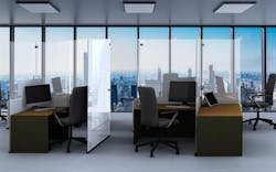 SAFTI FIRST Tempered Glass Partitions for Social Distance in the Workplace SAFTI FIRST Tempered Glass Partitions for Social Distance in the Workplace