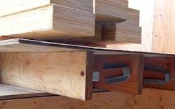 Prefabricated Floor Cassettes And Laminated Veneer Lumber Were Used As A Cost Effective Solution Throughout The Structure Prefabricated Floor Cassettes And Laminated Veneer Lumber Were Used As A Cost Effective Solution Throughout The Structure