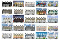30 alternate building designs on a grid 30 alternate building designs on a grid