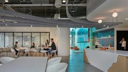 Gaming office workspace and lounge modern Gaming office workspace and lounge modern