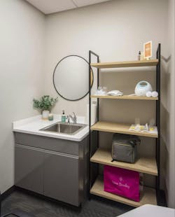 Design Collaborative mother's room amenities Design Collaborative mother's room amenities