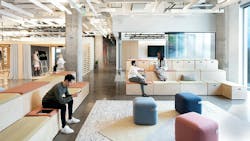 People Working And Socializing In A Variety Of Workspaces People Working And Socializing In A Variety Of Workspaces