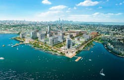A Rendering Of The Anticipated Bayfront Development In Jersey City, Nj, On The Banks Of The Hackensack River A Rendering Of The Anticipated Bayfront Development In Jersey City, Nj, On The Banks Of The Hackensack River