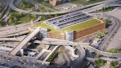 JFK Airport’s future Central Terminal Area Roadways, Utilities and Ground Transportation Center aerial view JFK Airport’s future Central Terminal Area Roadways, Utilities and Ground Transportation Center aerial view