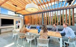 Outdoor meeting room Outdoor meeting room