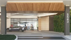 Senior living biophilic design rendering Senior living biophilic design rendering