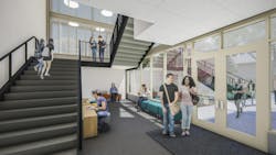 Rendering of school Rendering of school