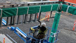 Water mitigation on mass timber project Water mitigation on mass timber project