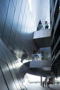 Students On Bridges Vertical Shot Students On Bridges Vertical Shot