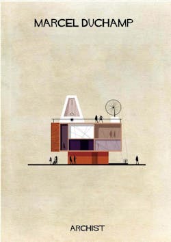 53176164c07a80688c00001e Archist Illustrations Of Famous Art Reimagined As Architecture 025 Marcel Duchamp 01 530x750 0 53176164c07a80688c00001e Archist Illustrations Of Famous Art Reimagined As Architecture 025 Marcel Duchamp 01 530x750 0