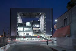 Exterior Shot At Dusk From West Sunset Blvd Without Ela Sign Exterior Shot At Dusk From West Sunset Blvd Without Ela Sign