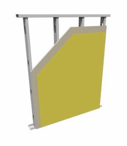 The StoGuard Gold Coat TA, a trowel-applied vapor-permeable air battier membrane The StoGuard Gold Coat TA, a trowel-applied vapor-permeable air battier membrane