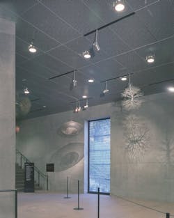 An exterior ceiling system from USG An exterior ceiling system from USG