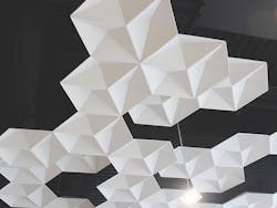 EchoStar diamond-shaped acoustic panels EchoStar diamond-shaped acoustic panels