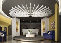 Aluminum ceiling blades from Armstrong Aluminum ceiling blades from Armstrong