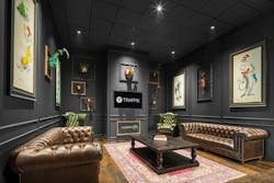 A hotel-like reception area A hotel-like reception area