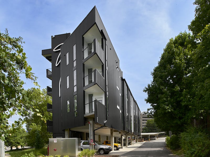 View of Covered Parking Residential Apartments