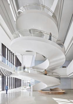 The Helical Staircase Inside Of The Hall The Helical Staircase Inside Of The Hall