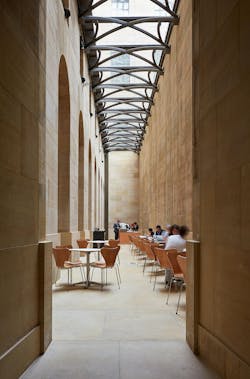 The museum's espresso bar The museum's espresso bar