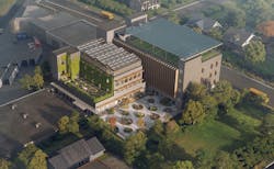 Evergreen Charter School Aerial View Evergreen Charter School Aerial View