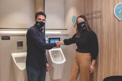 One hundred restrooms Smart urinal One hundred restrooms Smart urinal