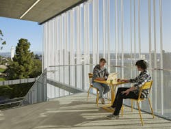 The Howard B. Fitzpatrick Pavilion is the new home of the undergraduate School of Film and Television. Photo: © SOM | Dave Burk The Howard B. Fitzpatrick Pavilion is the new home of the undergraduate School of Film and Television. Photo: © SOM | Dave Burk