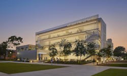 The Howard B. Fitzpatrick Pavilion is the new home of the undergraduate School of Film and Television. Photo: © SOM | Dave Burk The Howard B. Fitzpatrick Pavilion is the new home of the undergraduate School of Film and Television. Photo: © SOM | Dave Burk