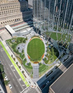 Aerial of the park, looking northeast. Photo: Nick Ulivieri Photography Aerial of the park, looking northeast. Photo: Nick Ulivieri Photography