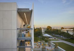 The Howard B. Fitzpatrick Pavilion is the new home of the undergraduate School of Film and Television. Photo: © SOM | Dave Burk The Howard B. Fitzpatrick Pavilion is the new home of the undergraduate School of Film and Television. Photo: © SOM | Dave Burk