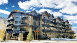 Roofing system preventing ice jams in Colorado development Roofing system preventing ice jams in Colorado development