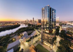 Architectural glass counters strong Texas sun Architectural glass counters strong Texas sun