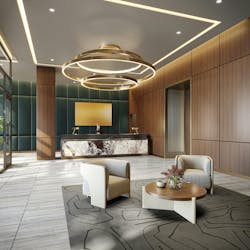 The Row Fulton Market Lobby The Row Fulton Market Lobby