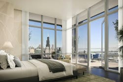 The Row Fulton Market Penthouse Primary Bedroom The Row Fulton Market Penthouse Primary Bedroom