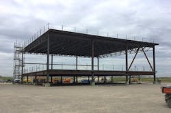 3 Steel Installed For Module 4 At The Fabrication Yard 3 Steel Installed For Module 4 At The Fabrication Yard