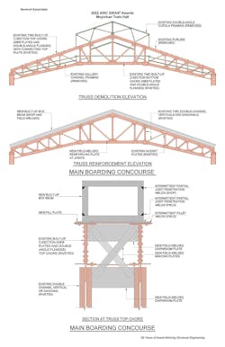 11 Moynihan Train Hall 19 Main Boarding Concourse Truss Elevations And Section Drawings By Severud 11 Moynihan Train Hall 19 Main Boarding Concourse Truss Elevations And Section Drawings By Severud