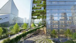 Qianhai Prisma Towers by BIG Bjarke Ingels Group Rendering Atchain 1 Qianhai Prisma Towers by BIG Bjarke Ingels Group Rendering Atchain 1