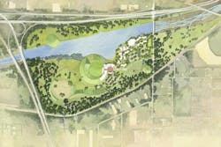 First Americans Museum Site plan courtesy Johnson Fain First Americans Museum Site plan courtesy Johnson Fain