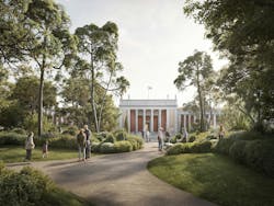 National Archaeological Museum Athens Neoclassical building sitting in the new park © Filippo Bolognese Images National Archaeological Museum Athens Neoclassical building sitting in the new park © Filippo Bolognese Images