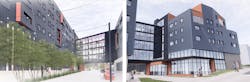 Multifamily Passive house concept rendering Multifamily Passive house concept rendering